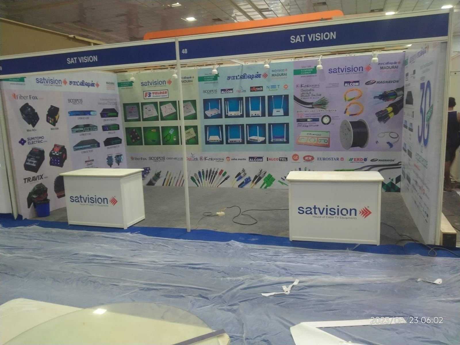 Shell Scheme Stall Design & Fabrication Services for Exhibitions