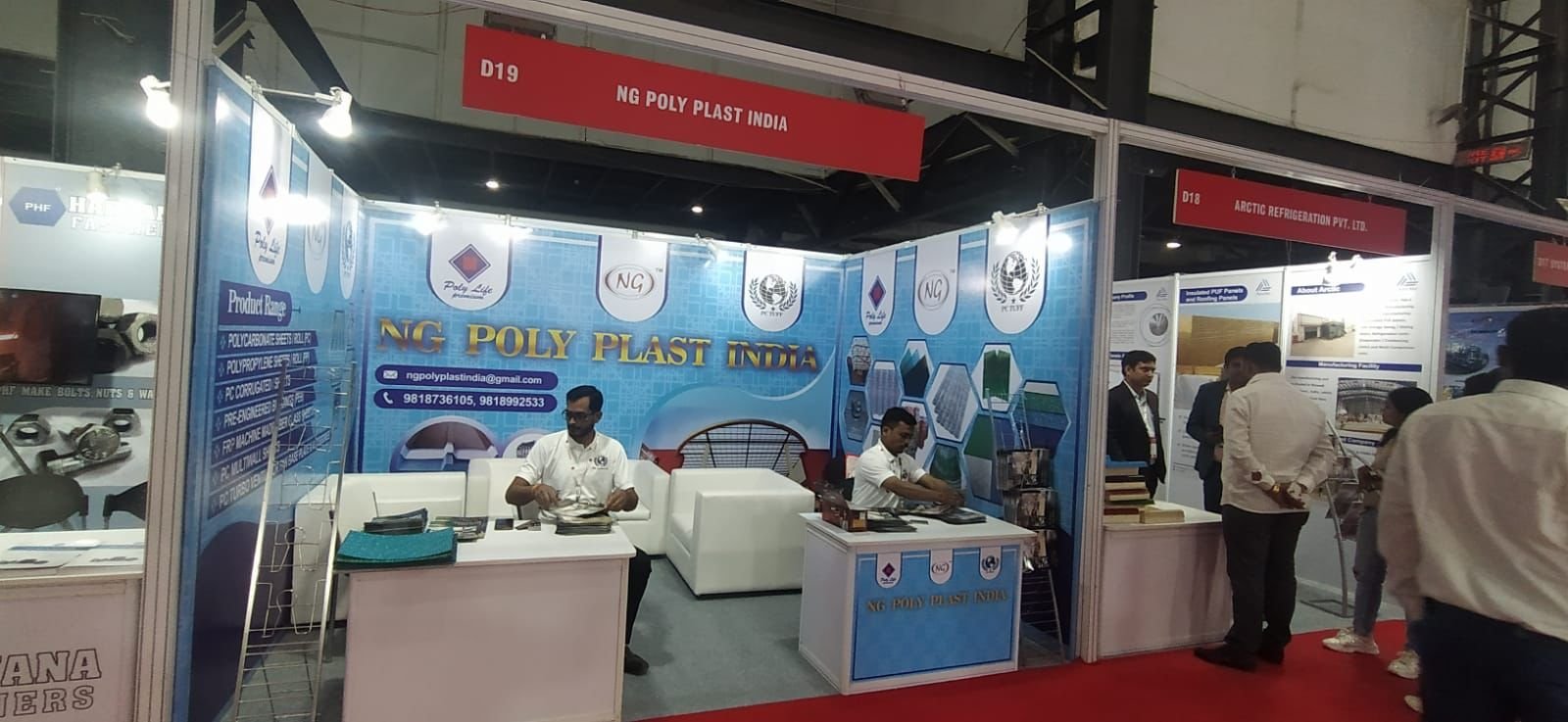 Shell Scheme Stall Design & Fabrication Services for Exhibitions