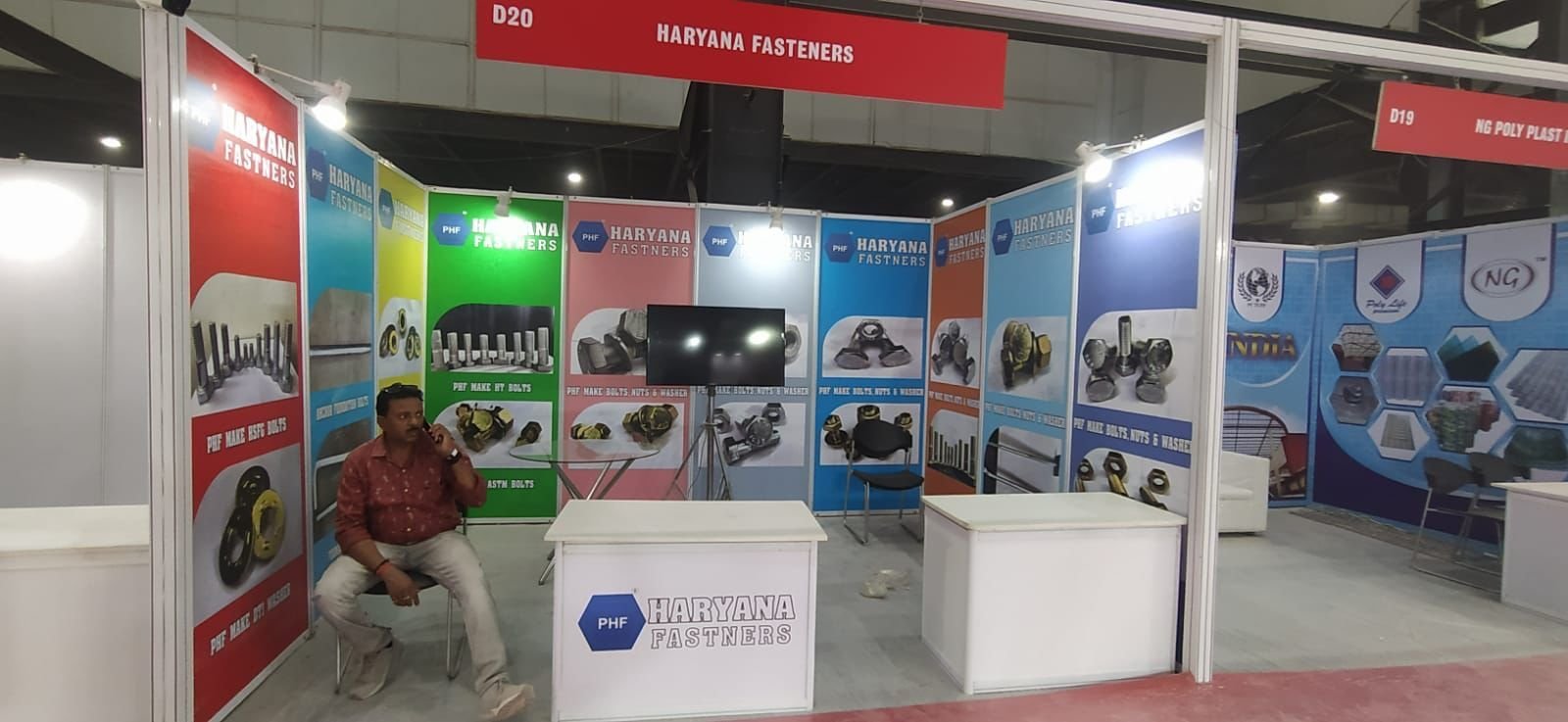 Shell Scheme Stall Design & Fabrication Services for Exhibitions