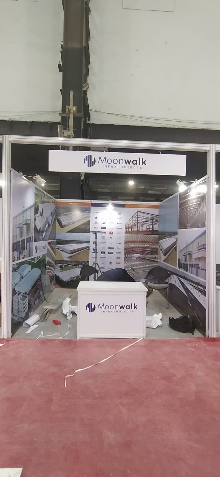 Shell Scheme Stall Design & Fabrication Services for Exhibitions