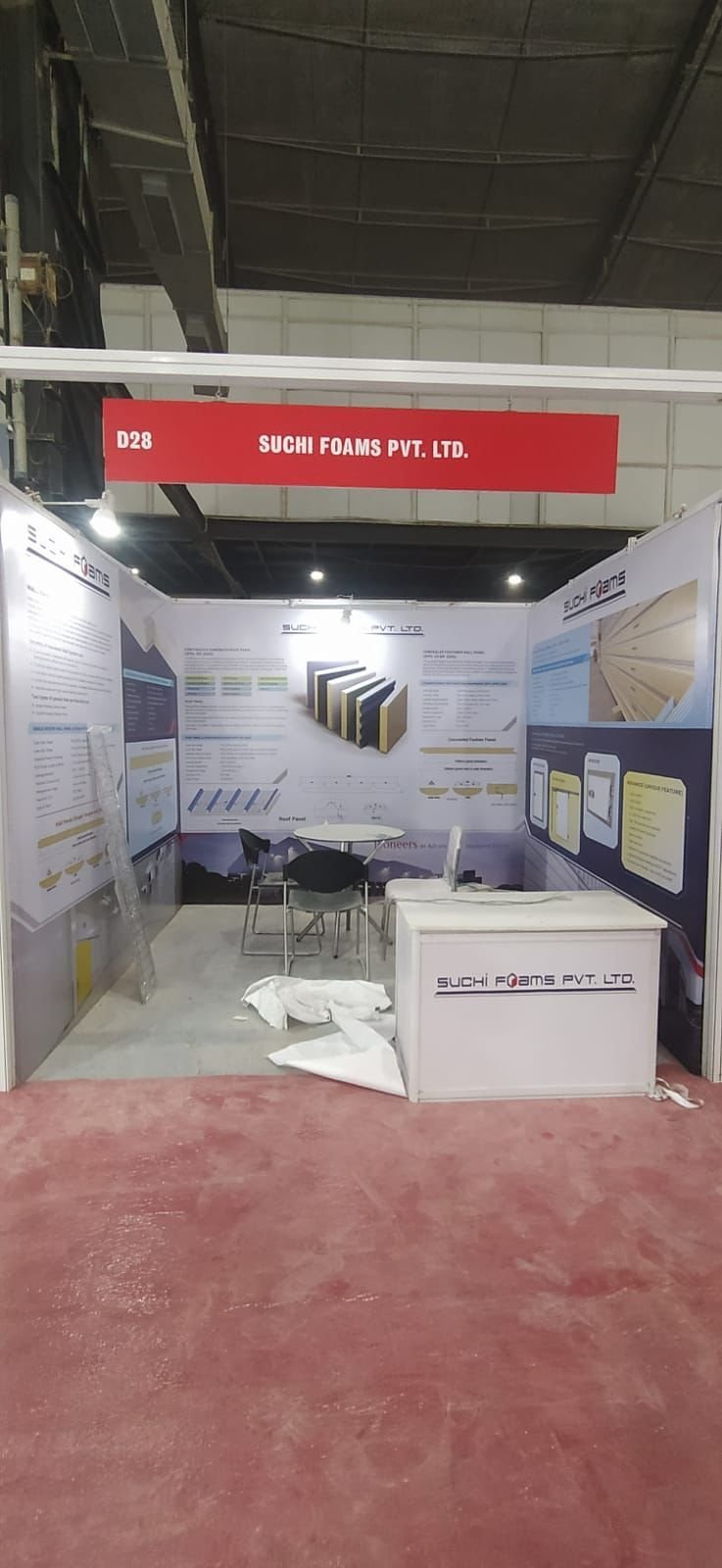 Shell Scheme Stall Design & Fabrication Services for Exhibitions