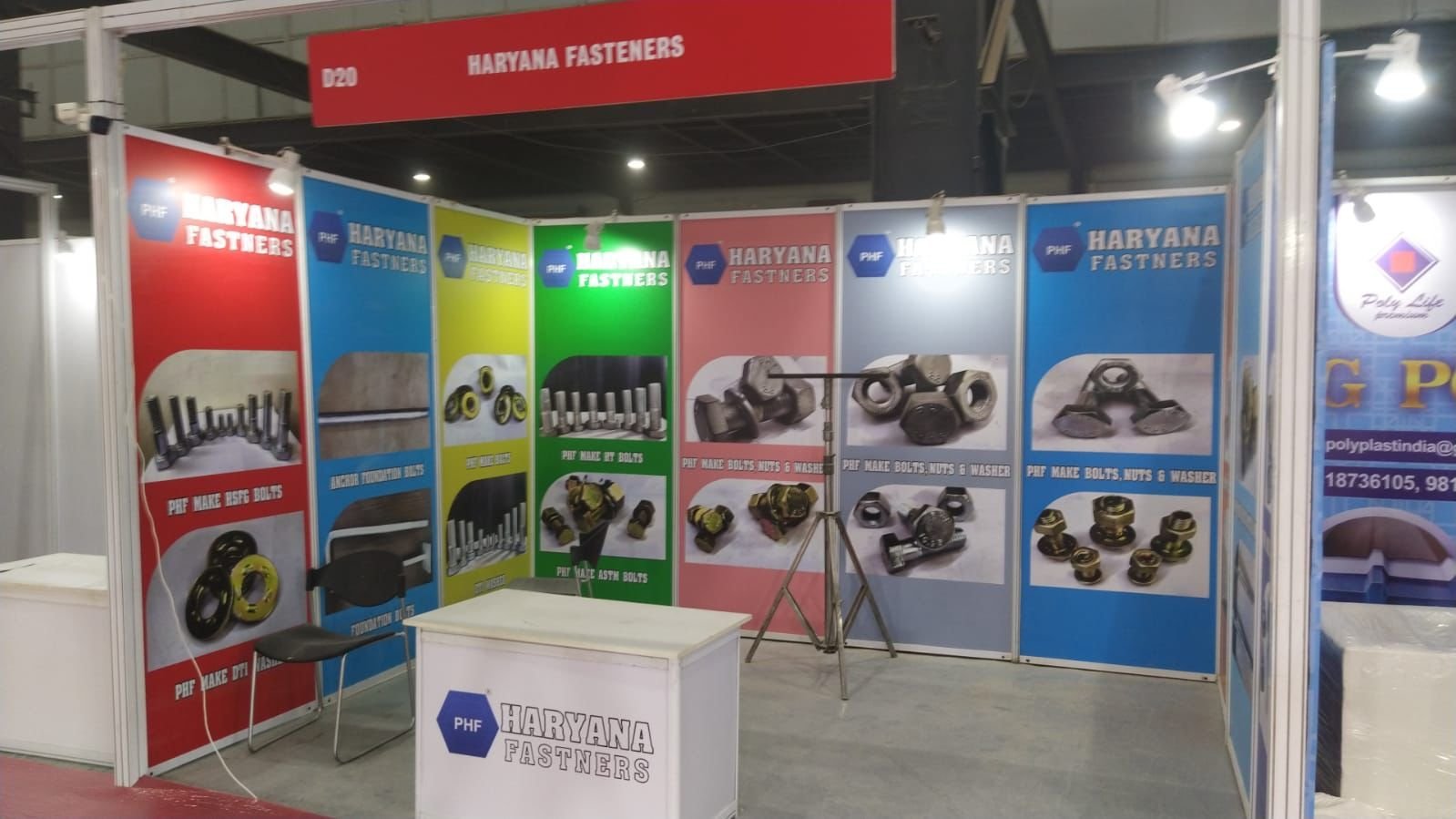 Shell Scheme Stall Design & Fabrication Services for Exhibitions