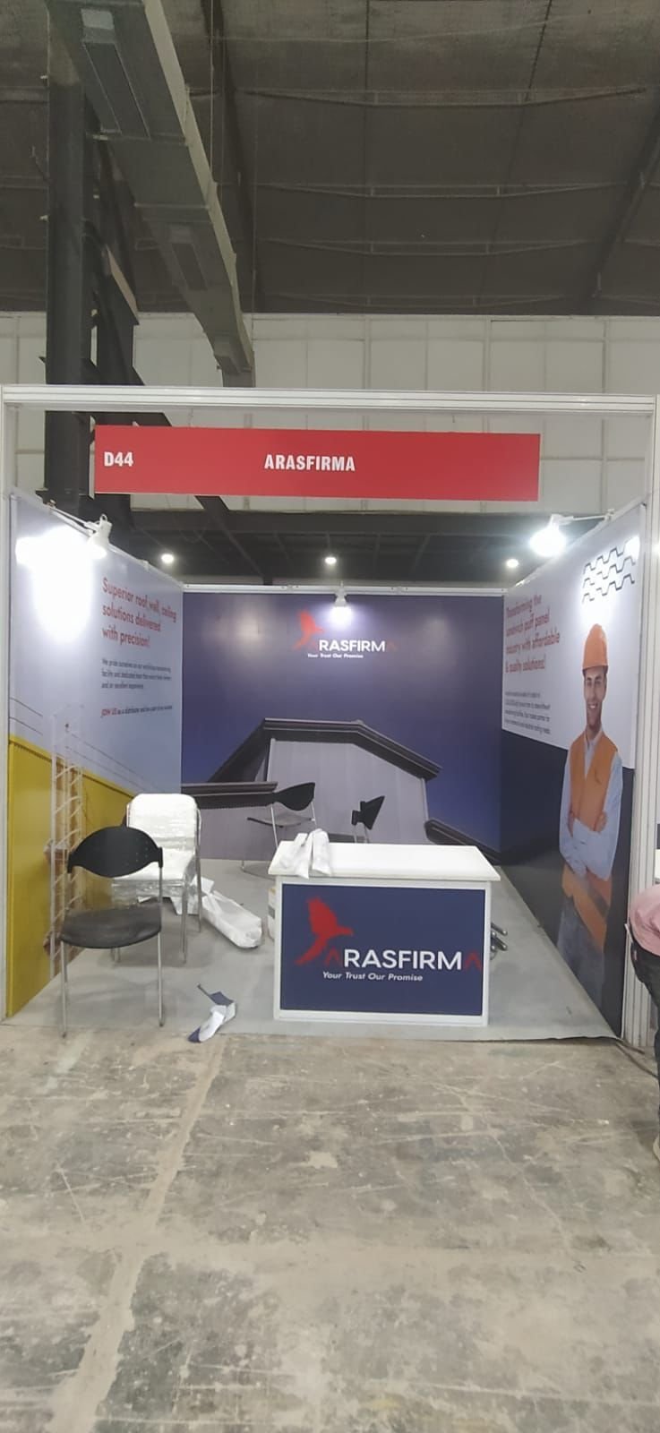 Shell Scheme Stall Design & Fabrication Services for Exhibitions