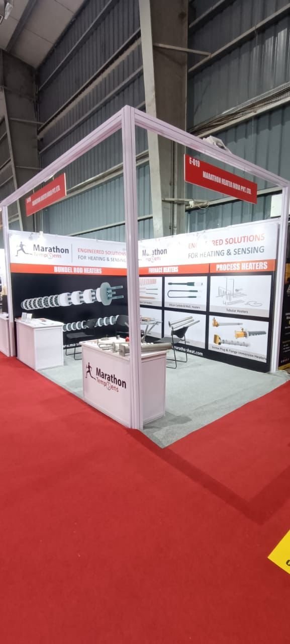 Shell Scheme Stall Design & Fabrication Services for Exhibitions