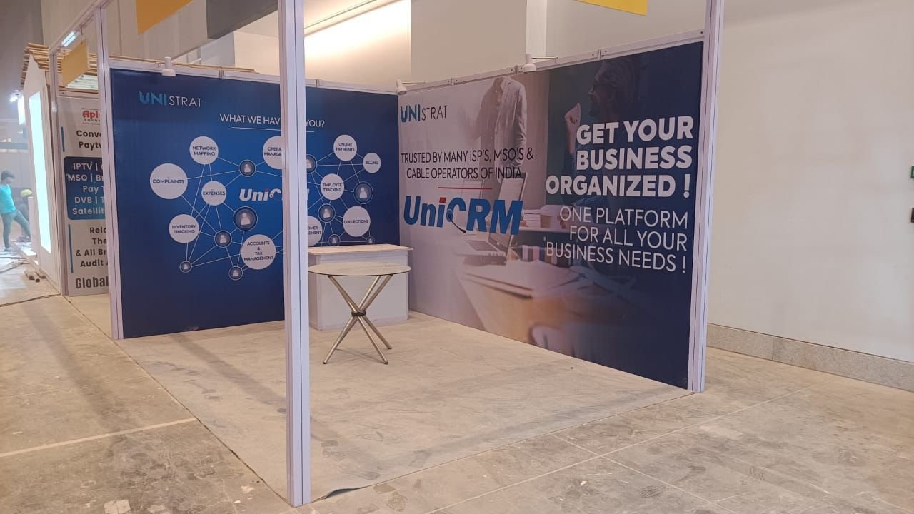 Shell Scheme Stall Design & Fabrication Services for Exhibitions