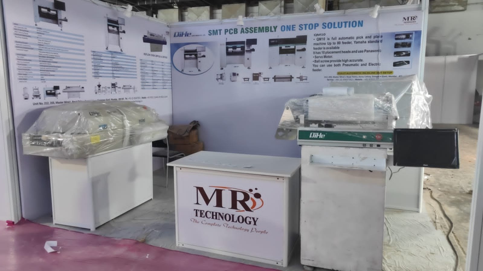 Shell Scheme Stall Design & Fabrication Services for Exhibitions