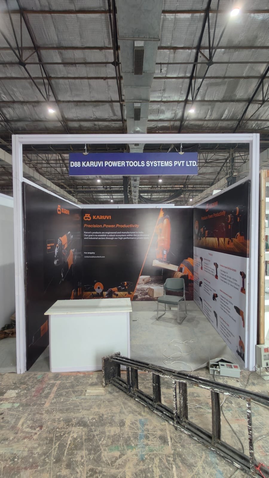 Shell Scheme Stall Design & Fabrication Services for Exhibitions