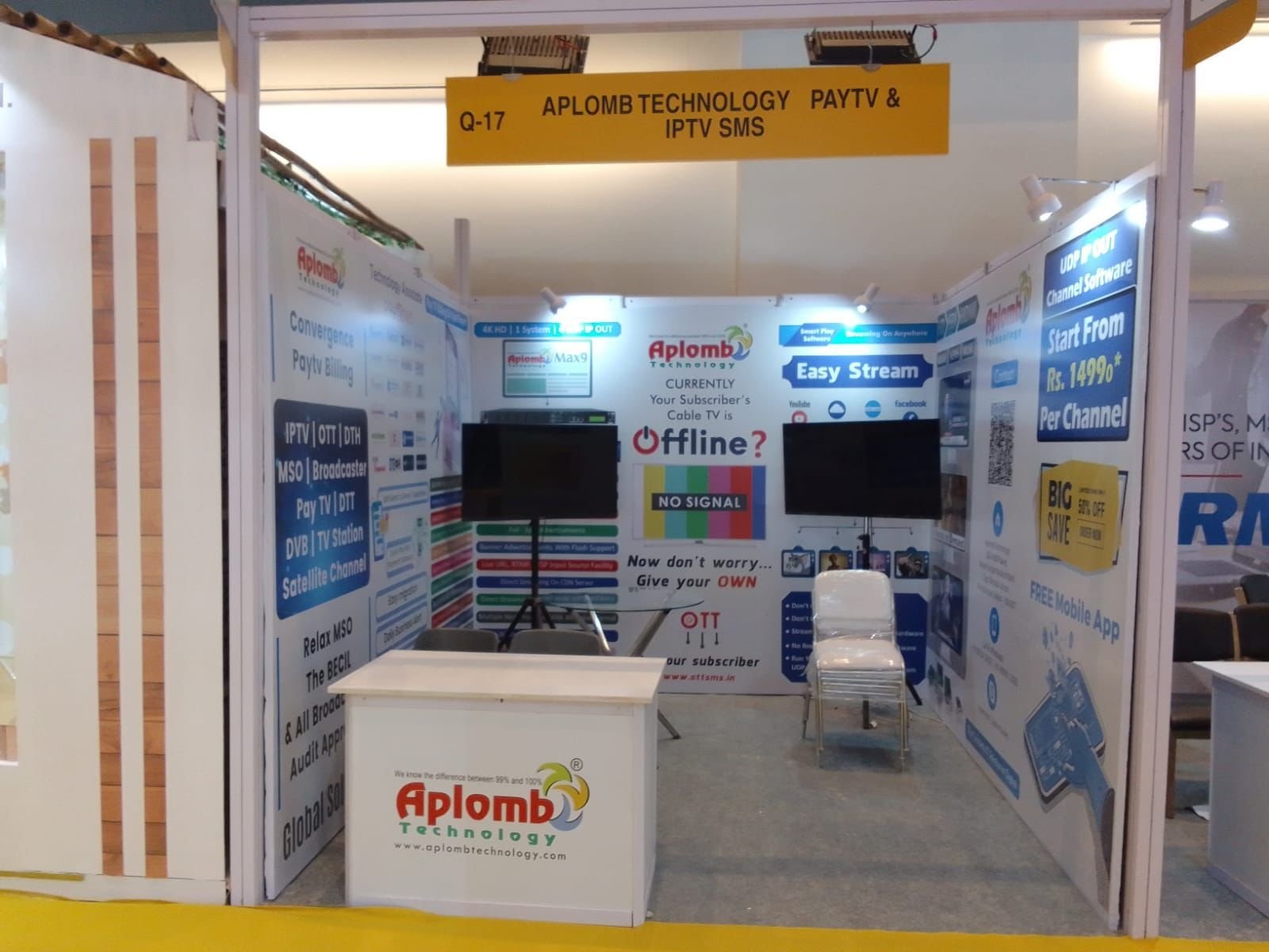 Shell Scheme Stall Design & Fabrication Services for Exhibitions