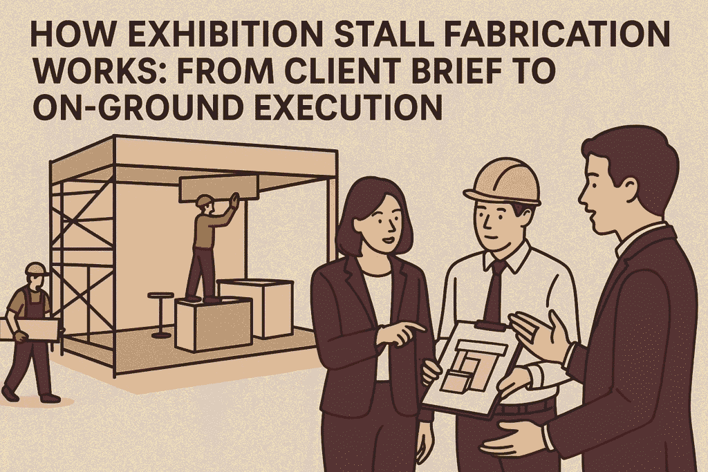 How Exhibition Stall Fabrication Works: From Client Brief to On-Ground Execution